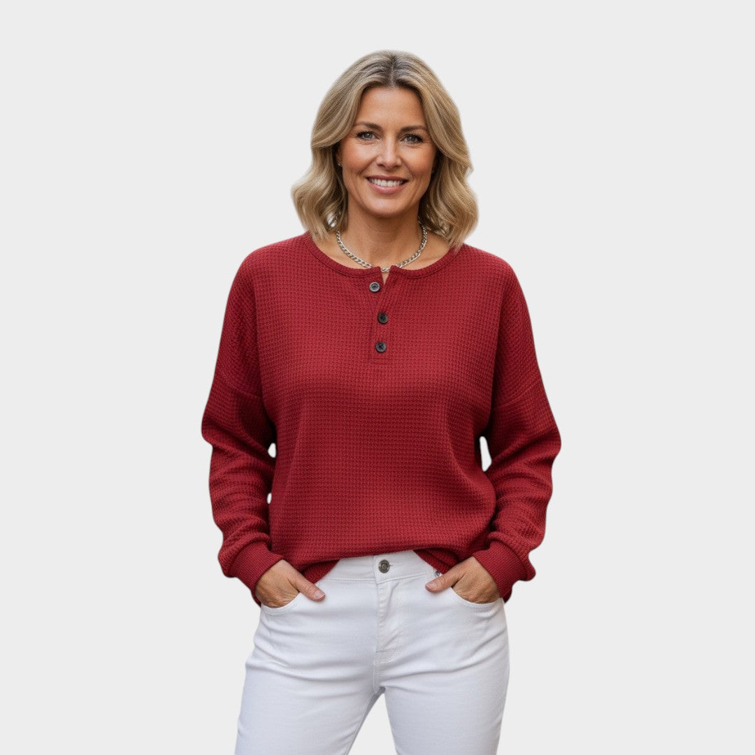 Hela | Suéter de Punto Waffle